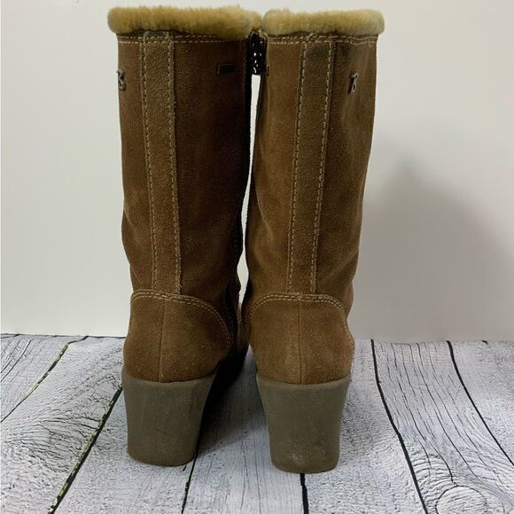 BRILLIANT Insulated Waterproof Suede leather lace up winter boots - Picture 5 of 11